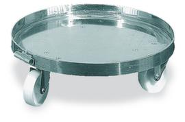 Trolley for conical containers, for 80 l containers, Steel galvanized