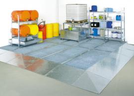 Flat-bottom tray in various modules