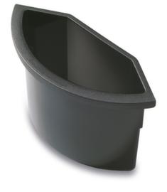 helit Inner container for Wastebasket, black