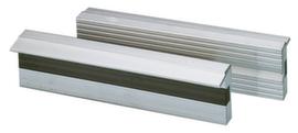 Aluminum magnetic jaws for parallel vice