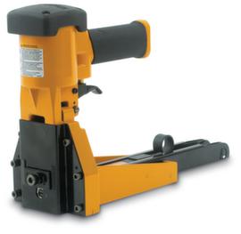 Pneumatic carton stapler