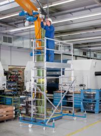 ZARGES Folding scaffold Variomaster T with height-adjustable frame