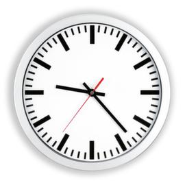 Station clock with bar numerals