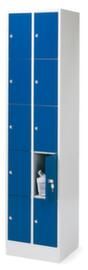 C+P Locker cabinet Classic with up to 20 compartments and plinth