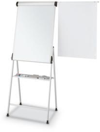 MAUL Flipchart MAULpro Multi with shelf, height 1250 - 2000 mm