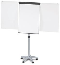 MAUL Mobile flipchart MAULstandard with 2 paper holders, height 1780 - 1960 mm