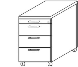Gera Mobile pedestal Pro