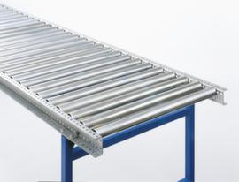 Blume Förderanlagen Heavy-duty roller conveyor with steel rollers
