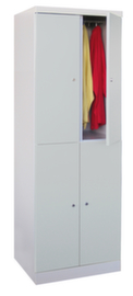 PAVOY Double-tier compartment wardrobe Basis Plus with 2x2 compartments, compartment width 300 mm