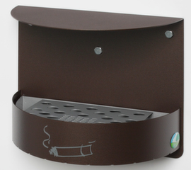 VAR Wall ashtray H 23 with protective roof