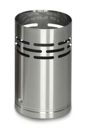 Waste bin and umbrella stand made of stainless steel