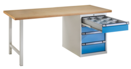 Standard workbench with 4 drawers