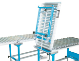 Blume Förderanlagen Passage for heavy-duty roller conveyor