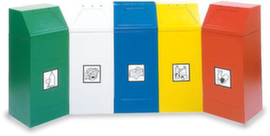 Fire-retardant stumpf recycling bin