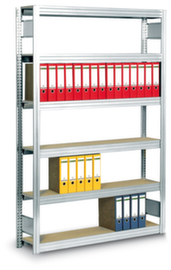 regalwerk Chipboard plug-in shelving with depth bolt