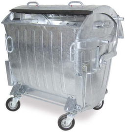 Galvanized large waste container