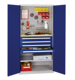 Kappes Workshop cabinet RasterPlan® with workbench top, 4 Drawer(s)