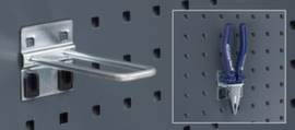 bott U-holder for perforated walls