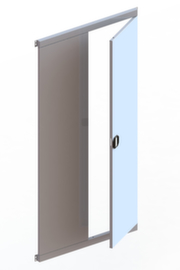 META Hinged door for boltless shelving, height x width 2000 x 1000 mm
