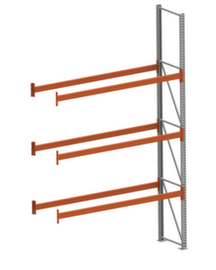 META Pallet rack MULTIPAL for 8 pallets, 2785 mm wide, 4 storage levels