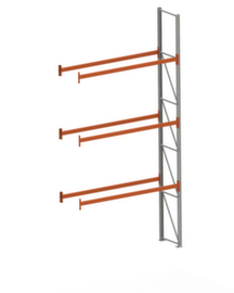 META Pallet rack MULTIPAL for 8 pallets, 2785 mm wide, 4 storage levels