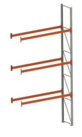 META Pallet rack MULTIPAL for 8 pallets, 2785 mm wide, 4 storage levels