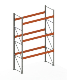 META Pallet rack MULTIPAL for 12 pallets, 2870 mm wide, 4 storage levels