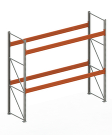 META Pallet rack MULTIPAL for 12 pallets, 3770 mm wide, 3 storage levels