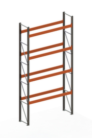 META Pallet rack MULTIPAL for 10 pallets, 2900 mm wide, 5 storage levels