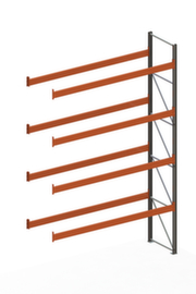 META Pallet rack MULTIPAL for 20 pallets, 3685 mm wide, 5 storage levels