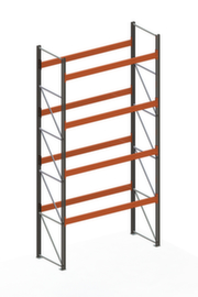 META Pallet rack MULTIPAL for 15 pallets, 2870 mm wide, 5 storage levels