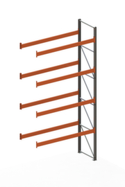 META Pallet rack MULTIPAL for 15 pallets, 2785 mm wide, 5 storage levels