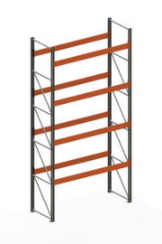 META Pallet rack MULTIPAL for 15 pallets, 2870 mm wide, 5 storage levels