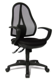 Topstar Office swivel chair OPEN POINT SY with mesh backrest, Mesh backrest, black
