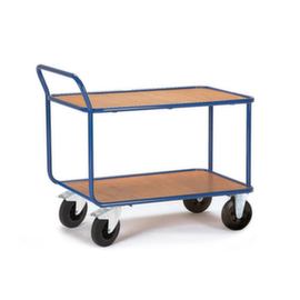 Rollcart Table trolley with 2 shelves