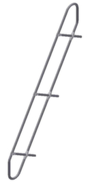 ZARGES Handrail Z600 for landing stairs with 60° inclination