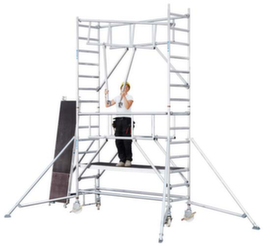 ZARGES Mobile scaffolding Z600 S-PLUS with light metal stabilizers