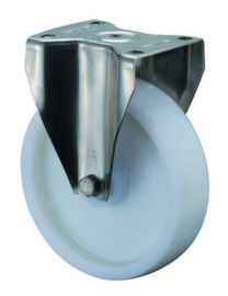 BS-ROLLEN Fixed castor, load capacity 700 kg, Plastic tires