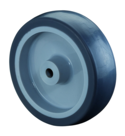 BS-ROLLEN Wheel with rubber tires