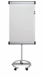 MAUL Rotatable flipchart MAULsolid flip2use, height 1360 - 1960 mm