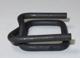 Metal clamps for polyester and composition tapes
