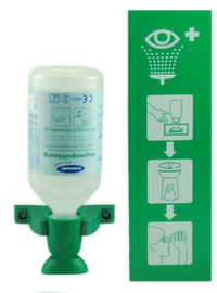 actiomedic Eye wash station, 1 x 500 ml Saline solution