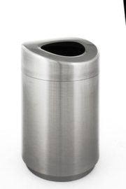 Stainless steel waste garbage can