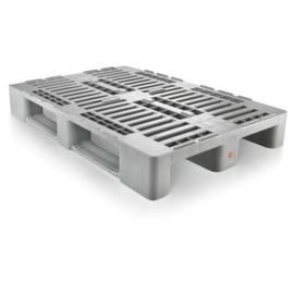 Hygiene pallet EURO H1 with rim, High-pressure polyethylene, length x width 1200 x 800 mm