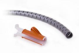Cable grommet with pull-in aid