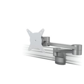 Depth-adjustable monitor arm ViewLite for rail mounting