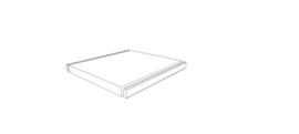 Quadrifoglio Shelf for room divider