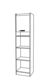 Tambour door cabinet Chef