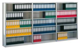 META Plug-in office shelving with rear and side panels