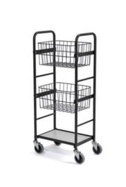 Helge Nyberg Basket trolley Ergobjörn, load capacity 100 kg, 3 Shelves